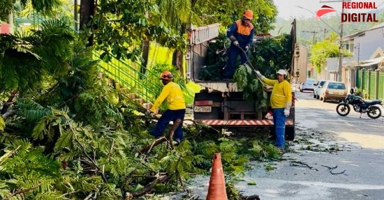 Chuva forte mobiliza Defesa Civil e provoca ocorr?ncias em v?rios bairros de Itabira